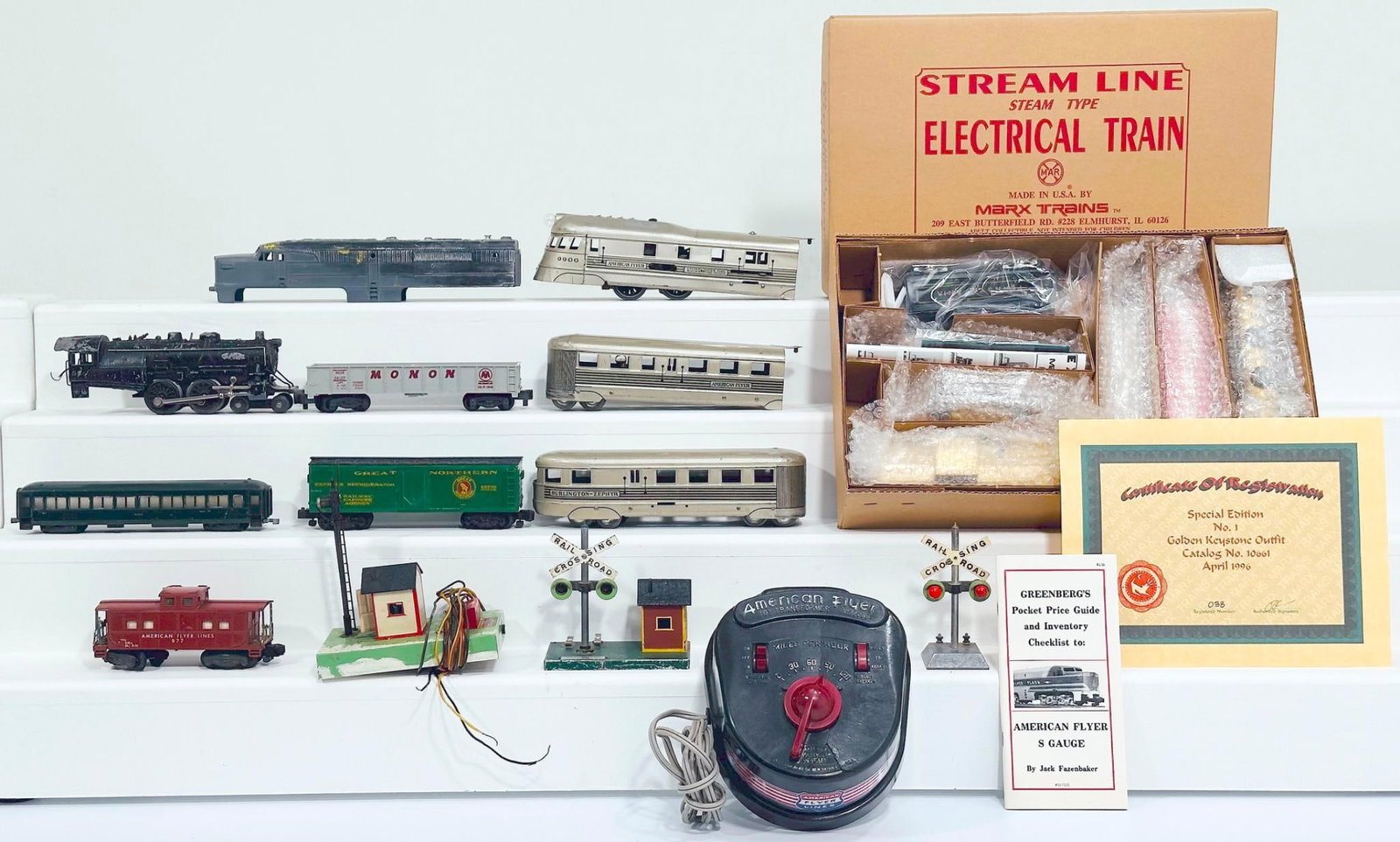 American Flyer Postwar O Gauge and S Gauge Assorted Diesel Units Shell Only/ partial Locomotive (1 of 11)