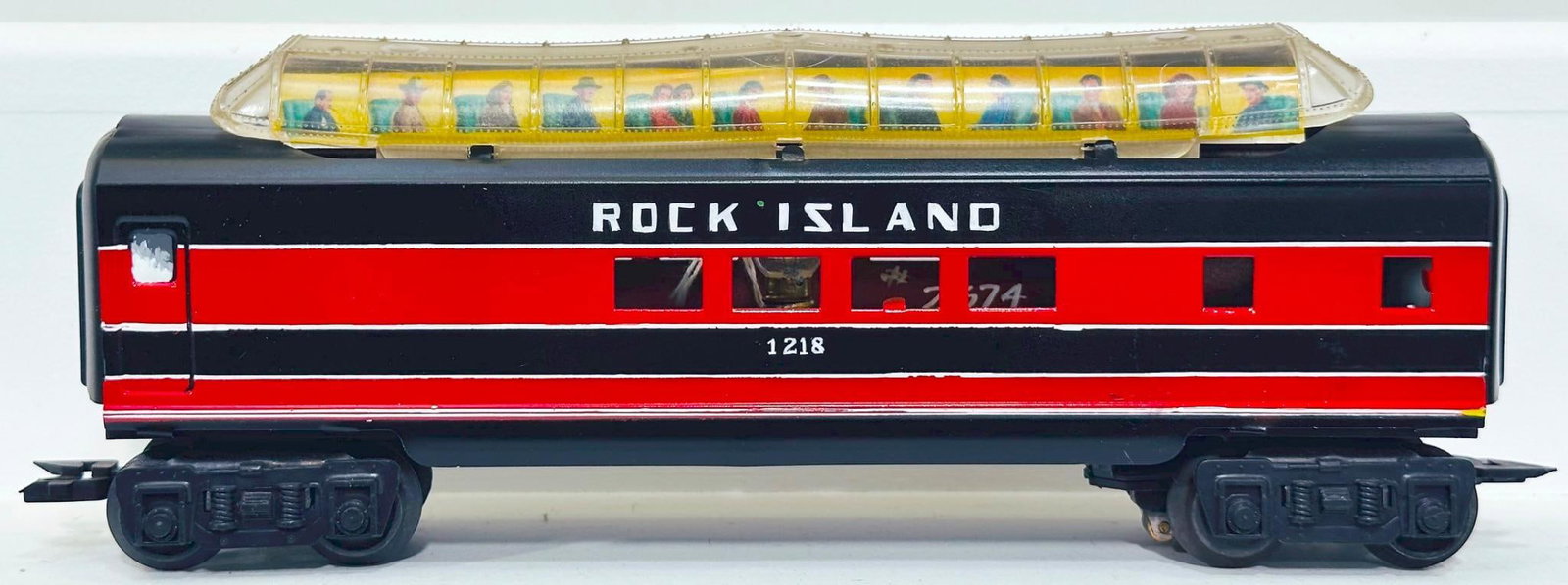 Marx Postwar O Gauge Factory Prototype Rock Island Vista Dome Passenger Car (1 of 7)