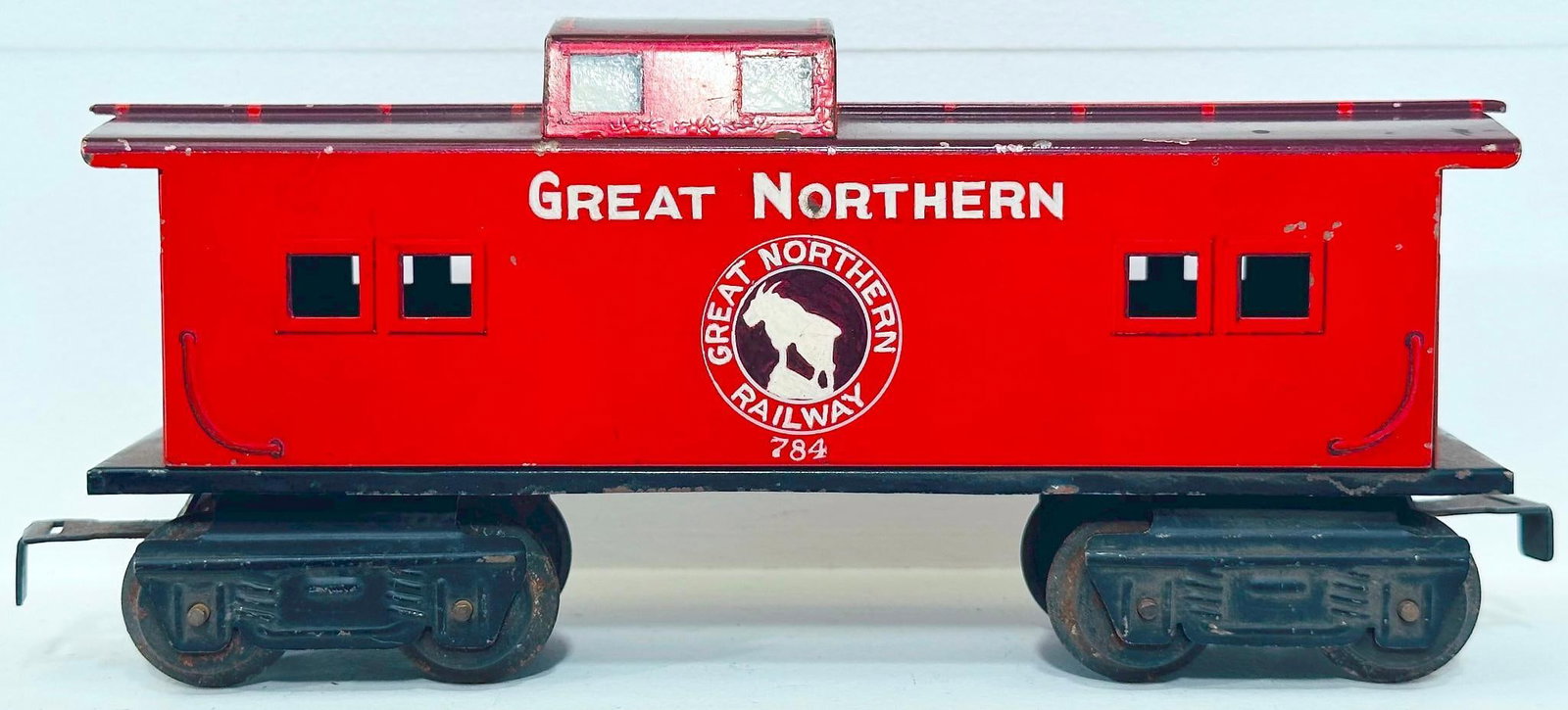 Marx Postwar O Gauge Factory Prototype Great Northern Caboose (1 of 7)