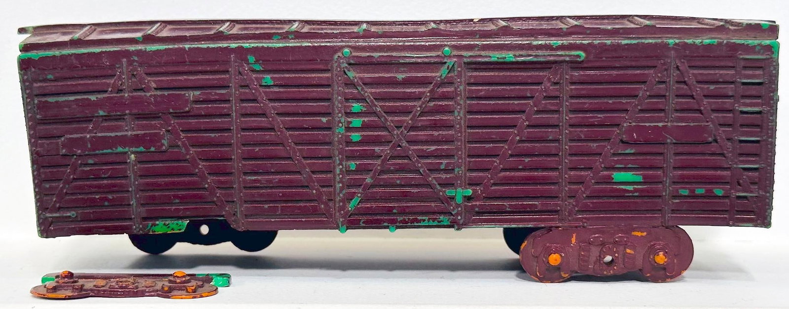 Marx Postwar O Gauge Factory Prototype Plastic Livestock Car (1 of 8)