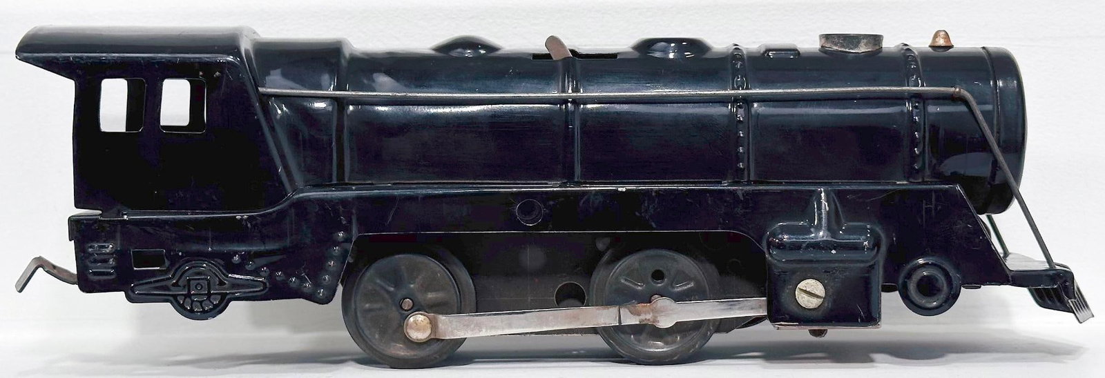 Marx Prewar O Gauge Factory Prototype 0 - 4 - 0 black Sheet-metal Locomotive (1 of 7)