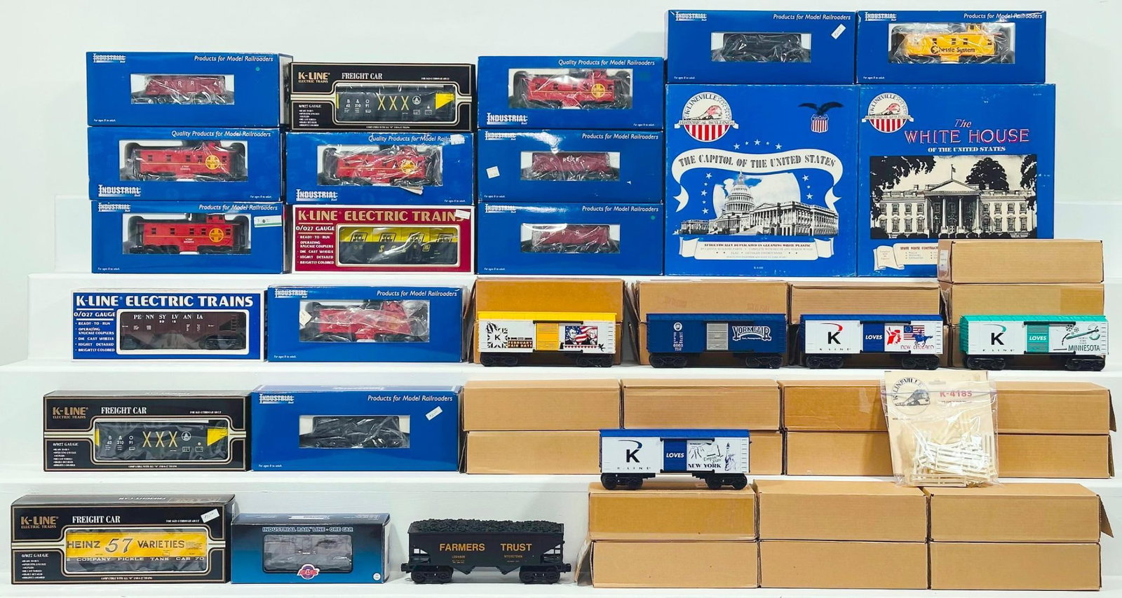K-Line Modern O Gauge Assorted Freight Cars (1 of 9)