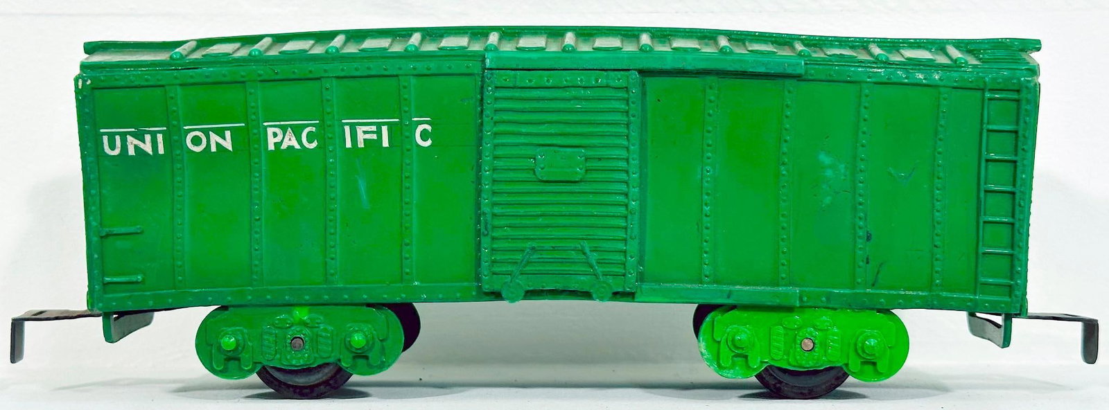 Marx Postwar O Gauge Factory Prototype Union Pacific 4 Wheel Plastic Box Car (1 of 8)