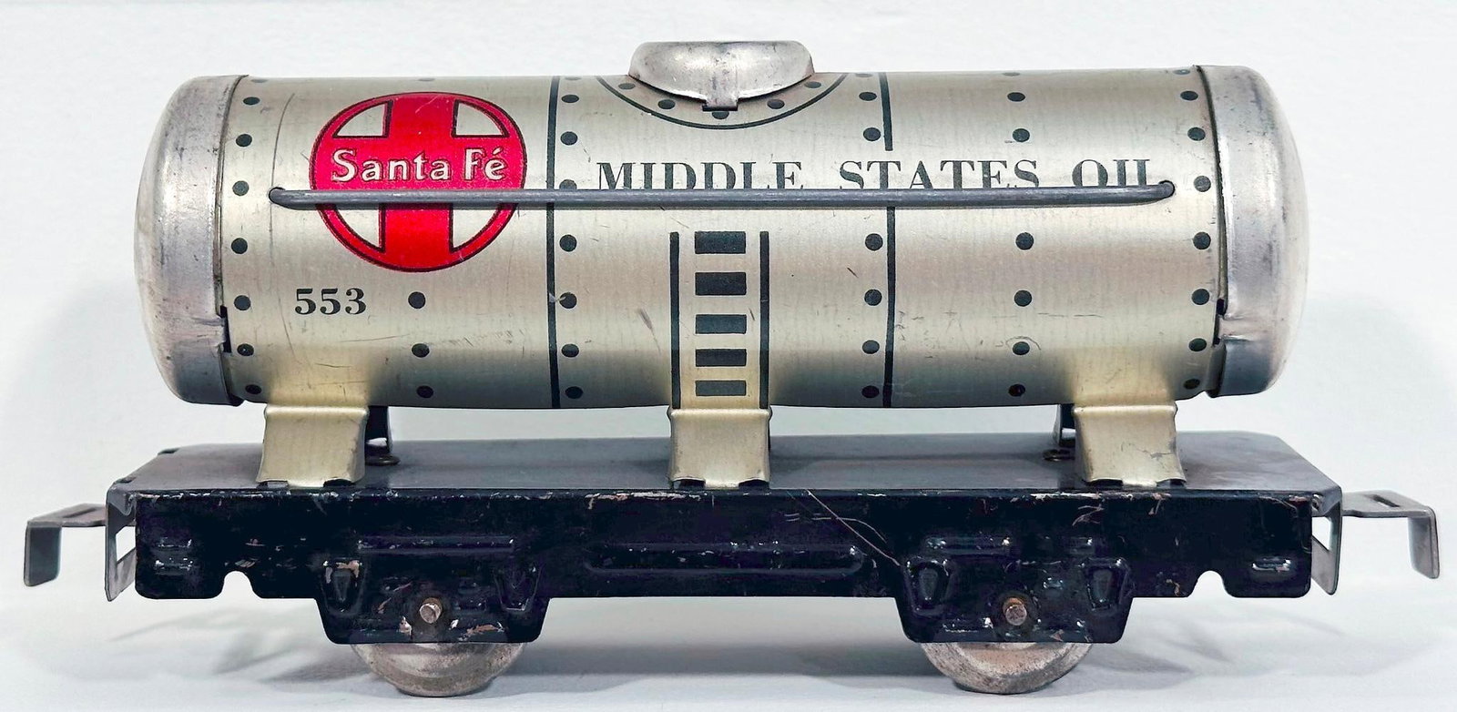 Marx Postwar O Gauge Factory Archive Santa Fe Tank Car (1 of 7)