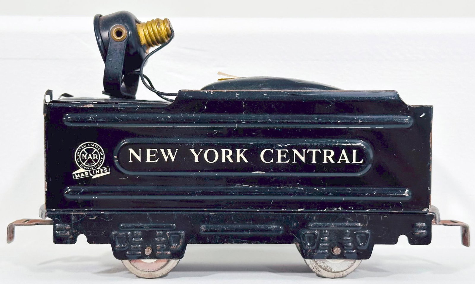 Marx Postwar O Gauge Factory Archive New York Central Tender with spotlight (1 of 7)