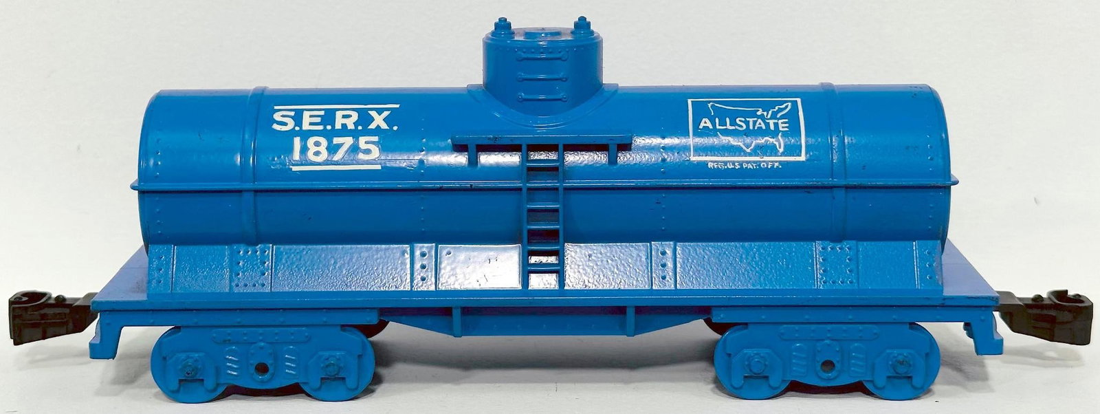 Marx Postwar O Gauge Factory Prototype Allstate 4 Wheel plastic Tank Car (1 of 7)