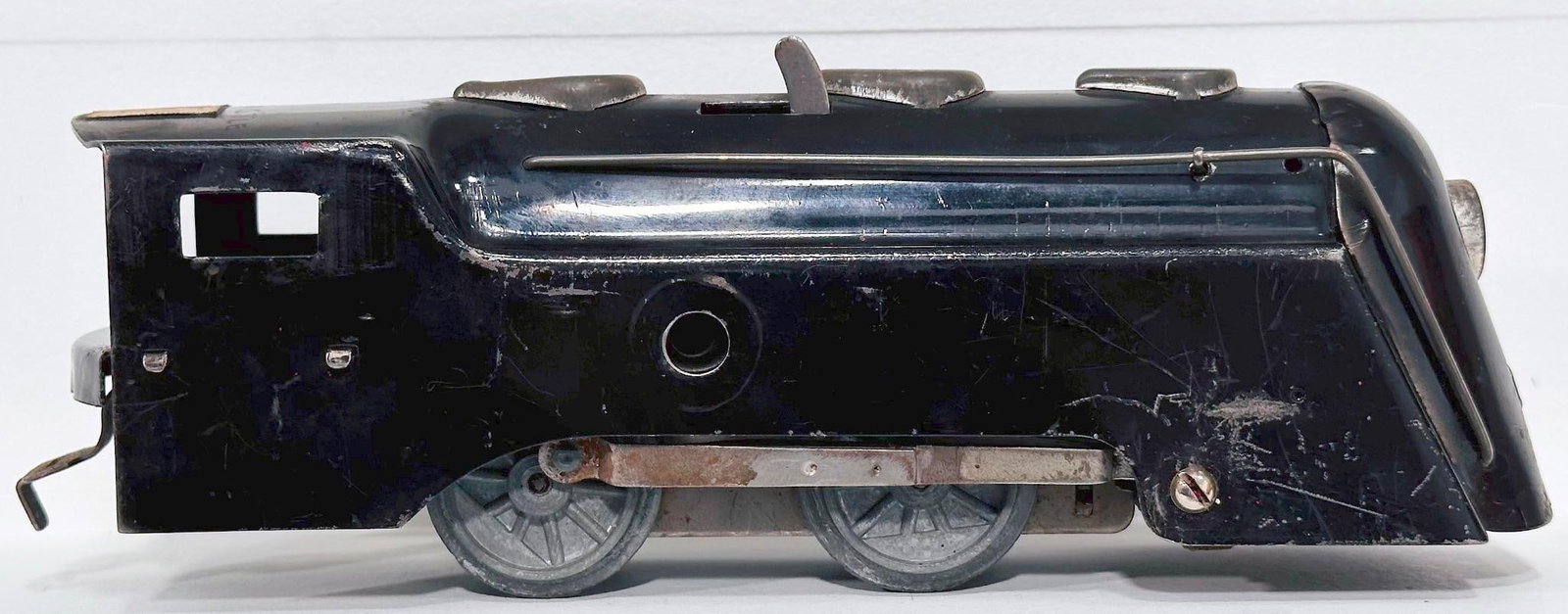 Marx Prewar O Gauge Factory Prototype 0 - 4 - 0 Black Locomotive (1 of 7)