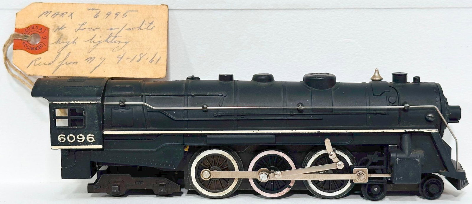 Marx Postwar HO Scale Factory Prototype 4 - 6 - 4 Hudson Locomotive only (1 of 7)