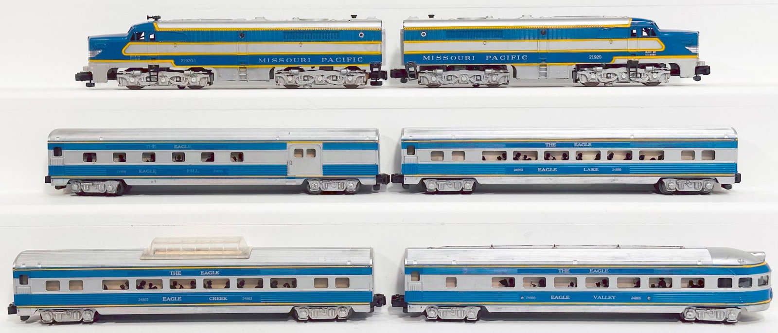 American Flyer Postwar S Gauge Missouri Pacific Passenger Set 21920/ 21920-1 (1 of 6)