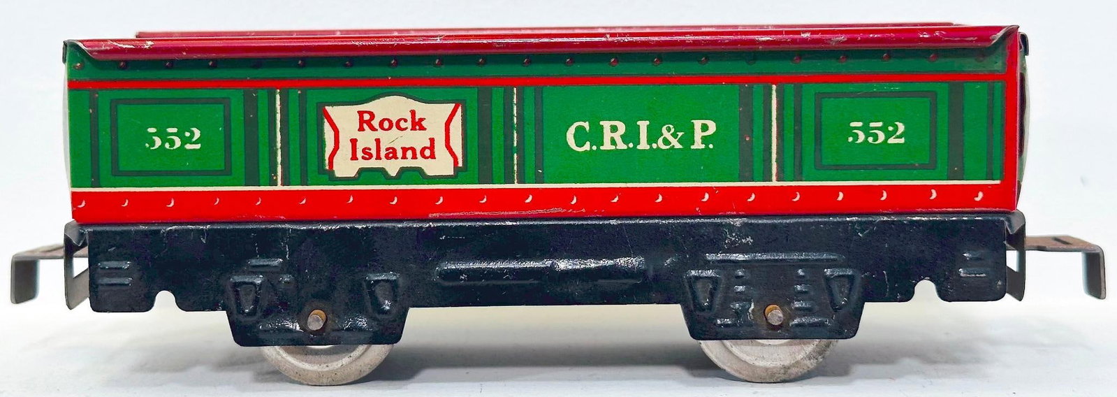 Marx Postwar O Gauge Rock Island 552 Gondola Factory Archive (1 of 7)