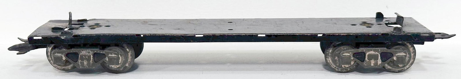 Marx Prewar O Gauge Unmarked 8 Wheel Flat Car Factory Prototype (1 of 7)
