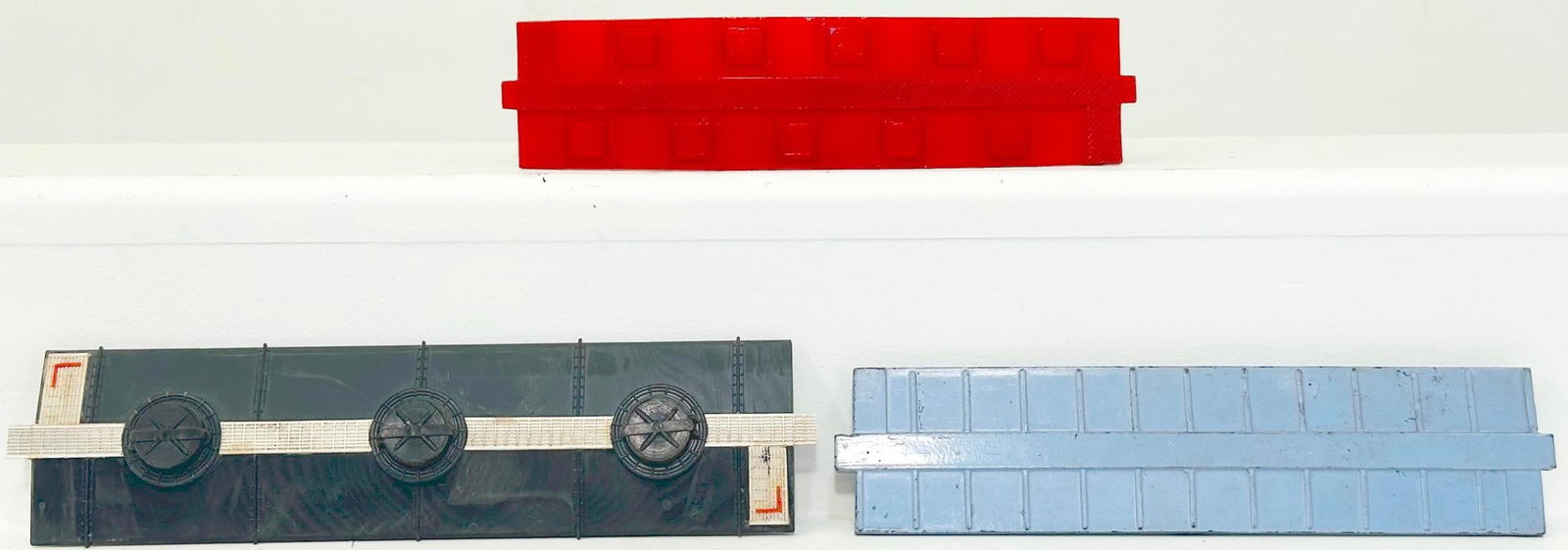 Marx Postwar O Gauge Freight Car with top X3 Factory Archive (1 of 2)