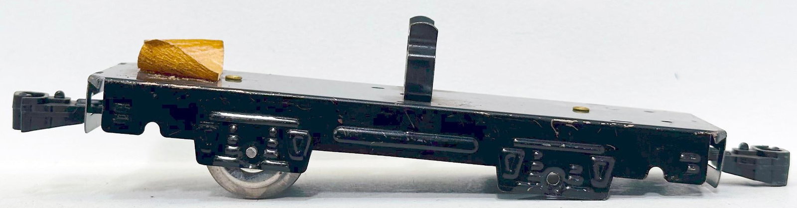 Marx Postwar O Gauge Black Flat Car Frame Factory Archive (1 of 7)