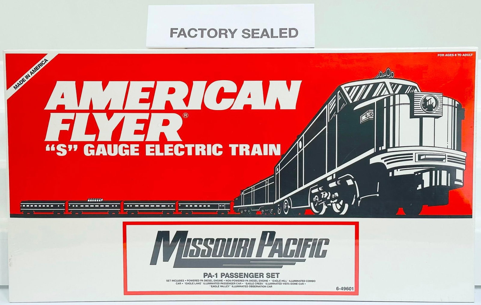 Lionel American Flyer Modern S Gauge Missouri Pacific Passenger Set Boxed (1 of 6)
