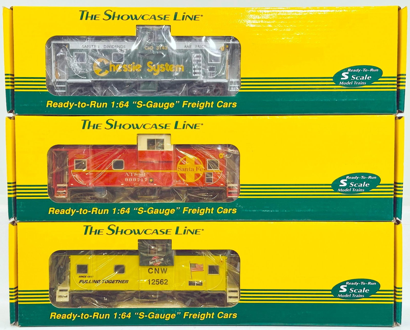S - Helper Modern S Gauge EDC C & W/EDC AT & SF/EDC Chessie - Safety Special Boxed (1 of 6)