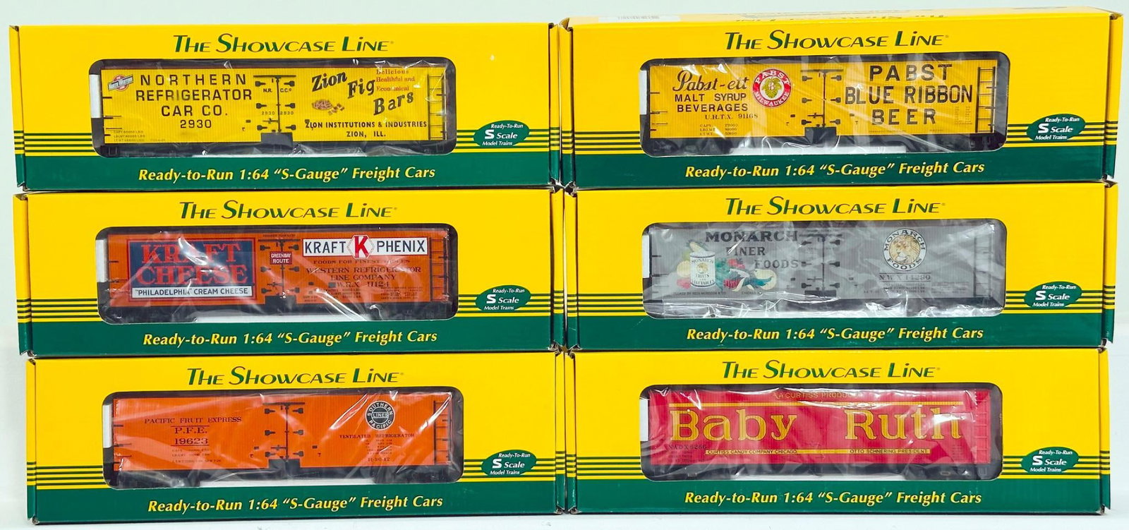 S - Helper Modern S Gauge Six (6) Assorted Freight Cars Boxed (1 of 9)
