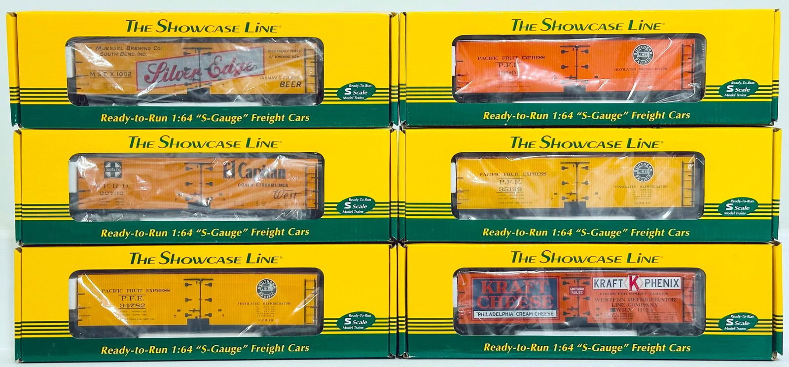 S - Helper Modern S Gauge Six (6) Assorted Freight Cars Boxed (1 of 9)
