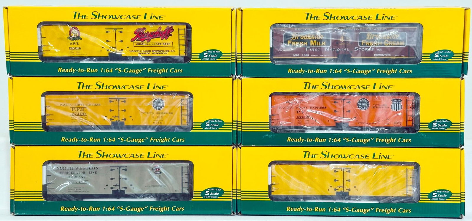 S - Helper Modern S Gauge Six (6) Assorted Freight Cars Boxed (1 of 9)