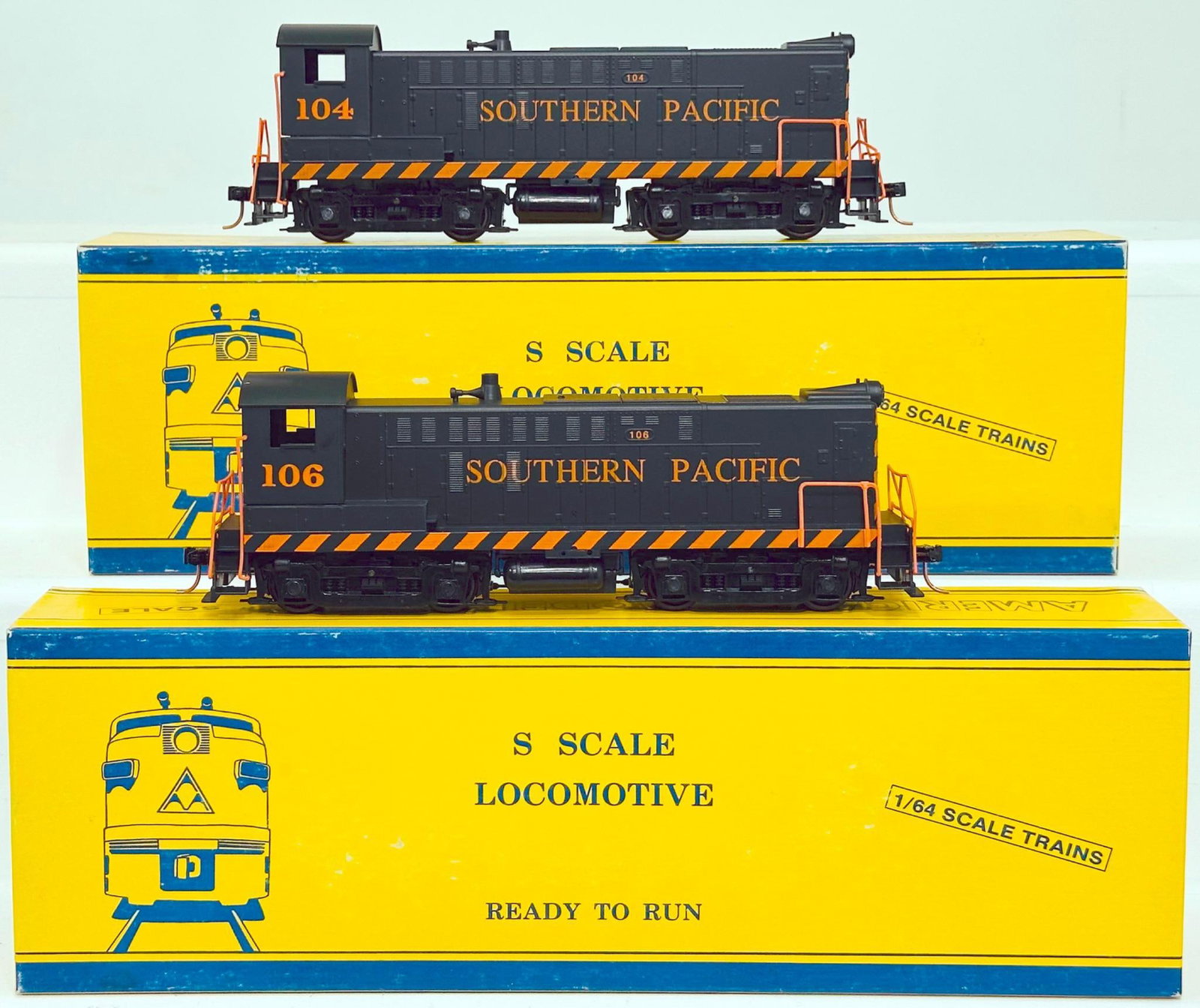 American Models Modern S Gauge Southern Pacific Baldwin Switcher Boxed X2 (1 of 8)