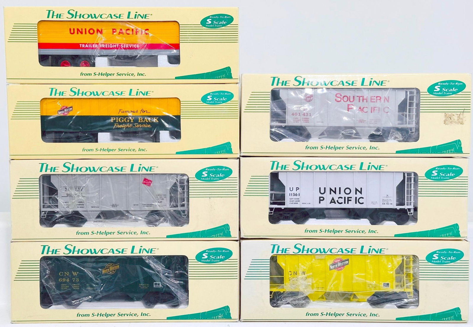 S - Helper Modern S Gauge Seven (7) Assorted Freight Cars Boxed (1 of 5)