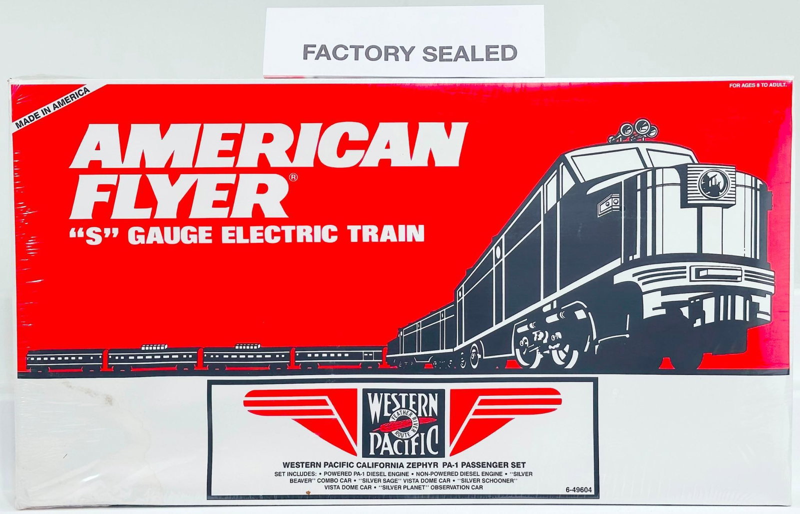 Lionel American Flyer Modern S Gauge Western Pacific Passenger Set Boxed (1 of 6)