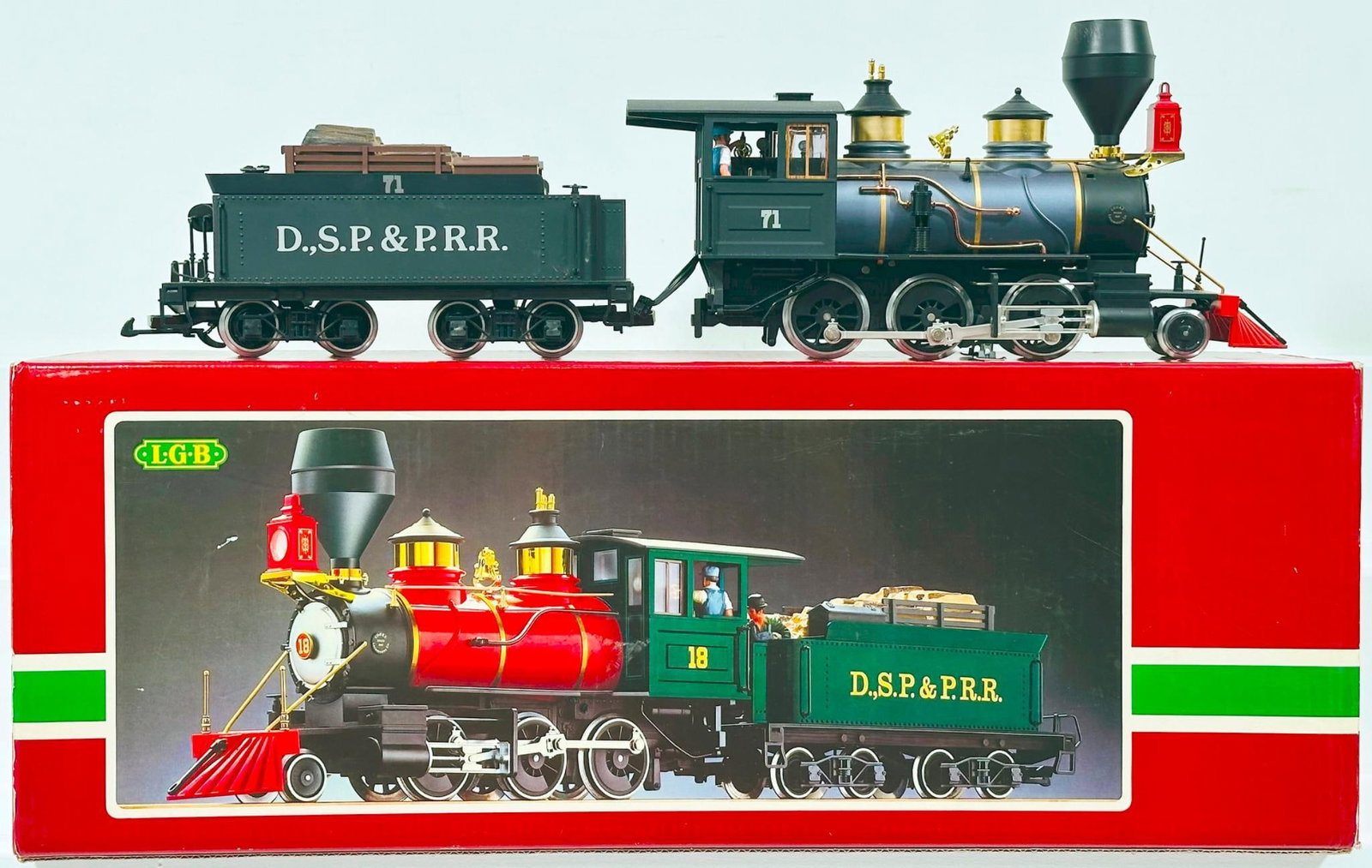 LGB Modern G Scale 2 - 6 - 0 Old Time Locomotive and Tender #20280 Boxed (1 of 8)