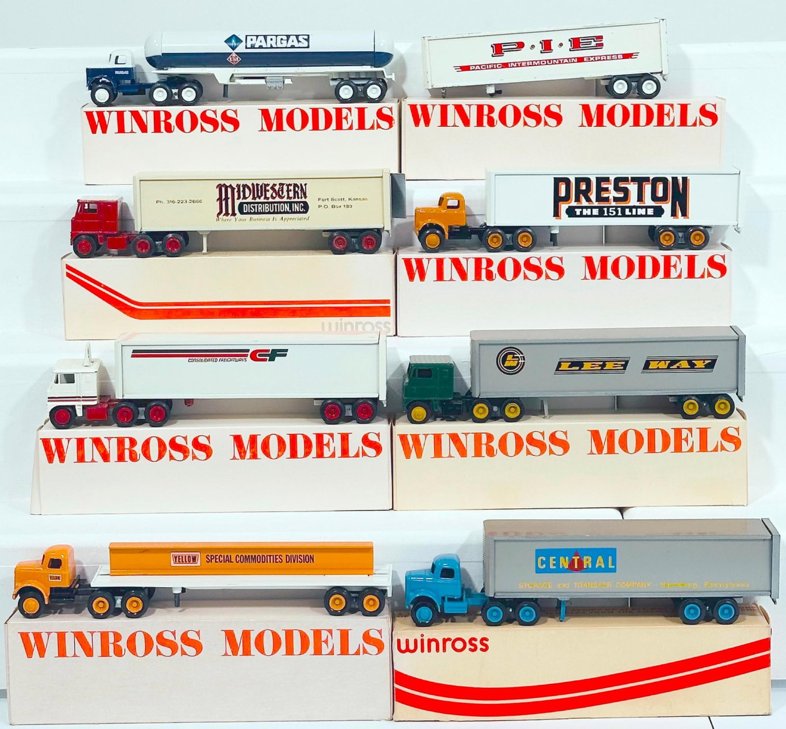 Winross Modern Diecast Truck X8 Boxed (1 of 8)