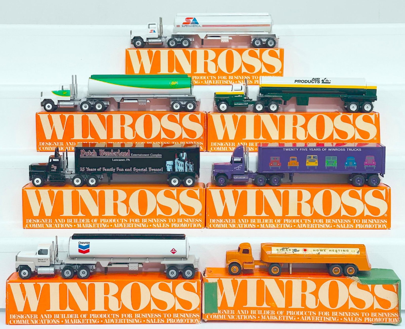 Winross Modern Diecast Truck X7 Boxed (1 of 8)
