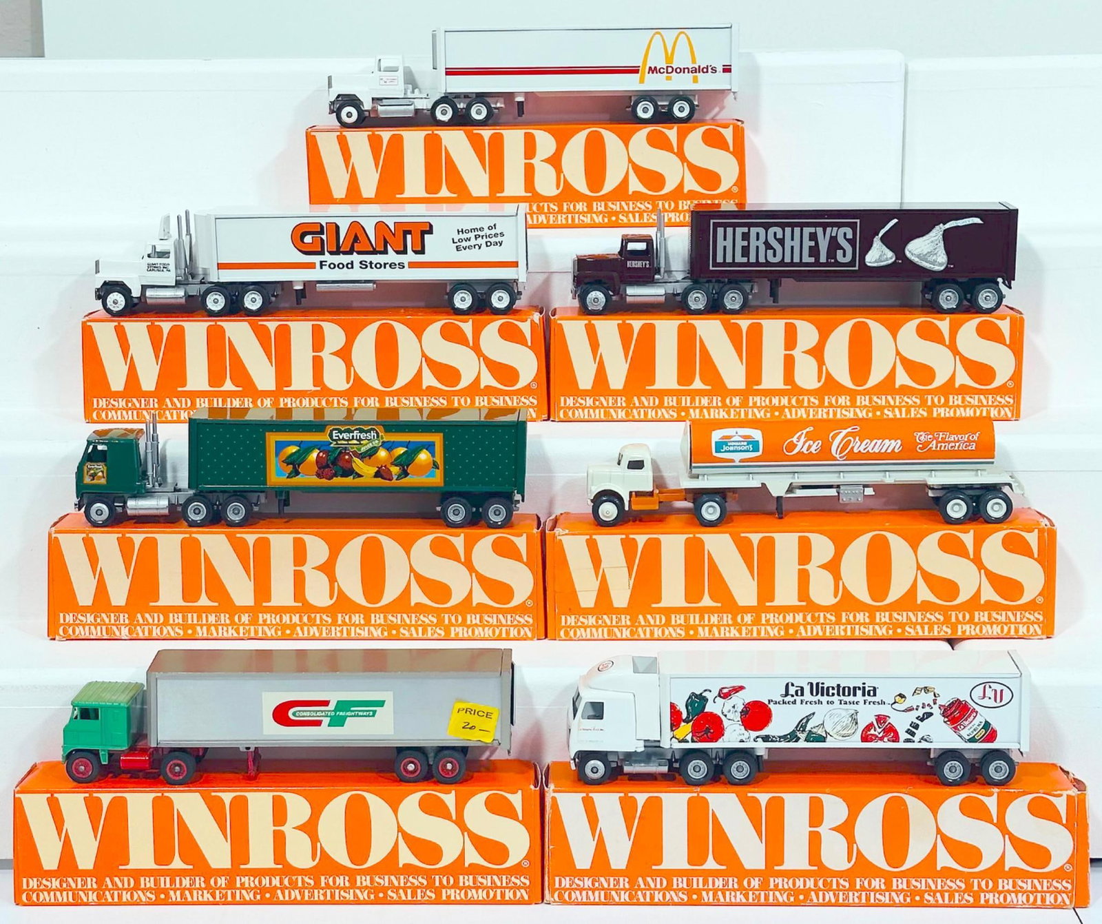 Winross Modern Diecast Truck X7 Boxed (1 of 8)