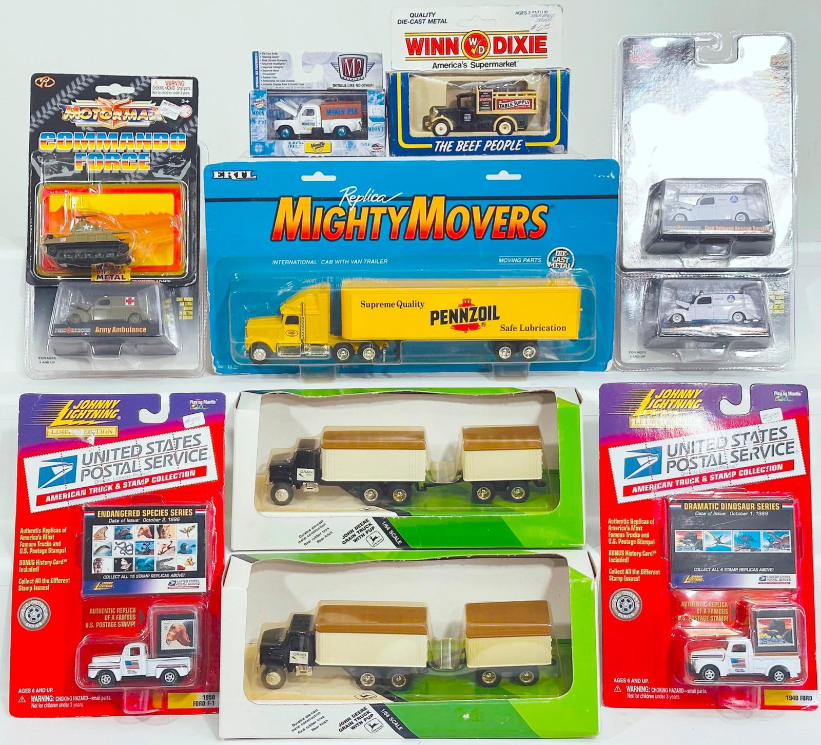 Various Manufacturers Modern Diecast Assorted Trucks in original packaging (1 of 4)