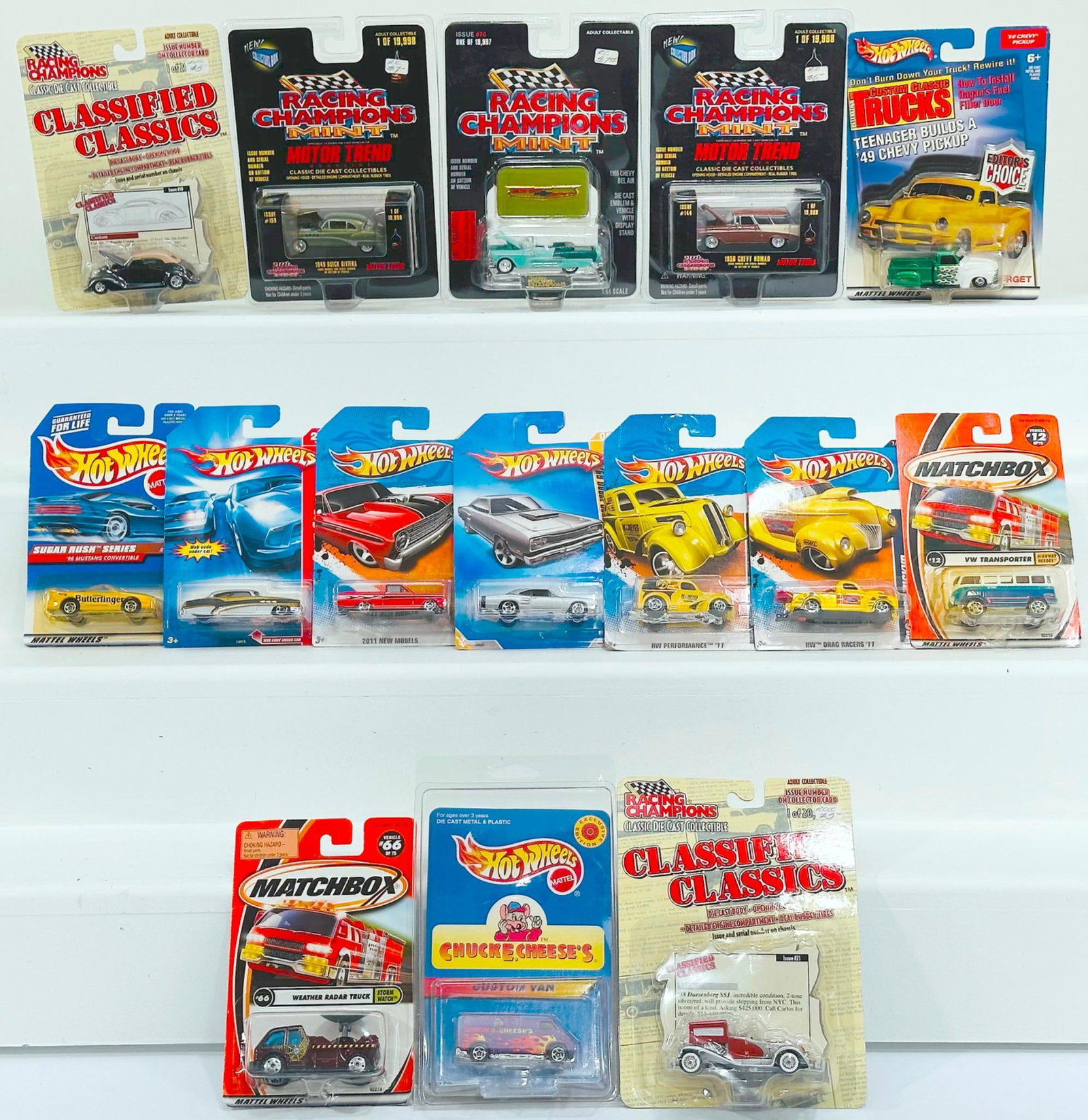 Hot Wheels/Racing Champions/Matchbox Modern Fifteen (15) Assorted Diecast Vehicles (1 of 3)