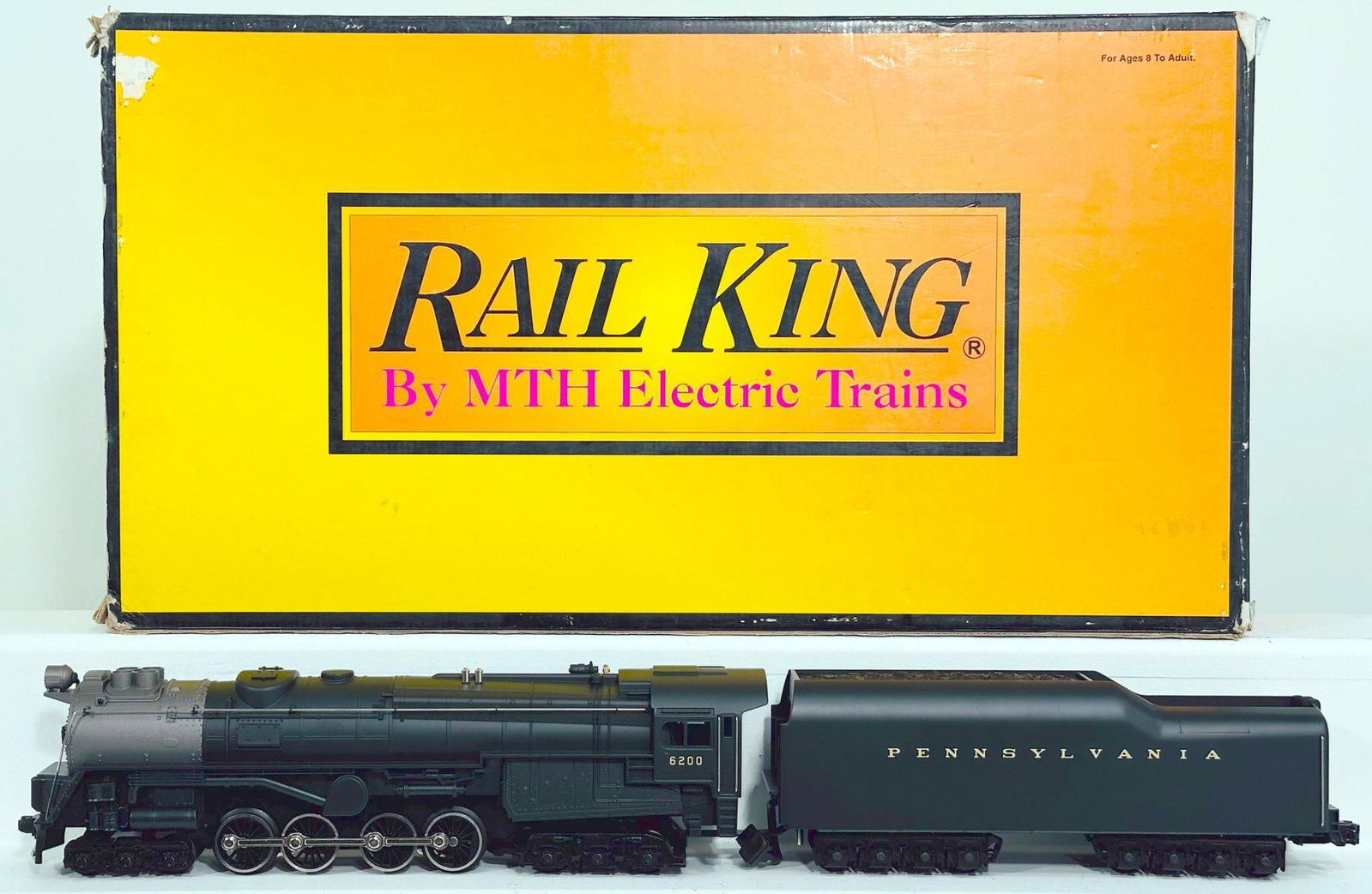 MTH Rail King Modern O Gauge Pennsylvania S - 2 Turbine Engine and Tender with PS - 1.0 Boxed (1 of 8)