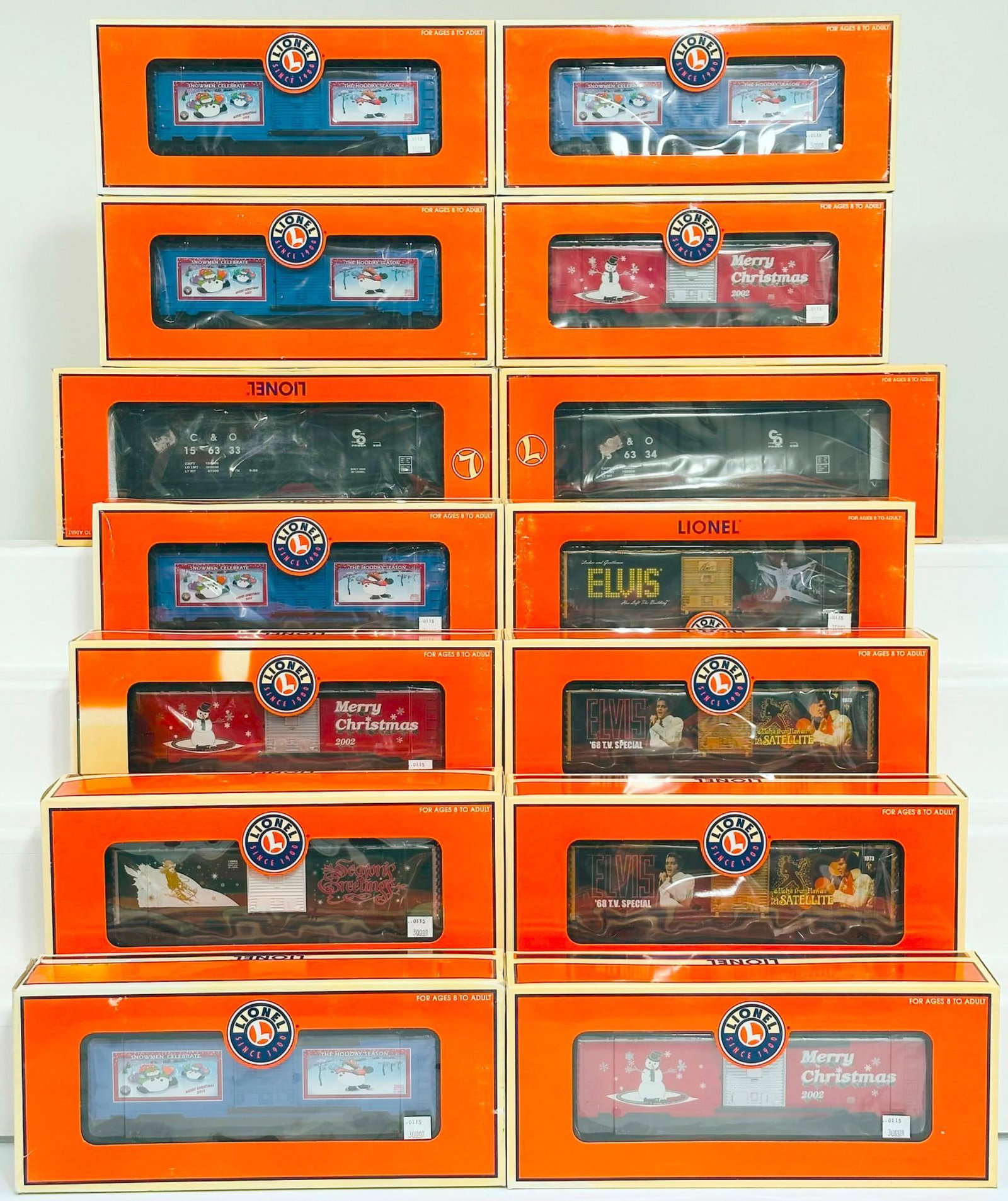 Lionel Modern O Gauge Fourteen (14) Assorted Freight Cars Boxed (1 of 7)