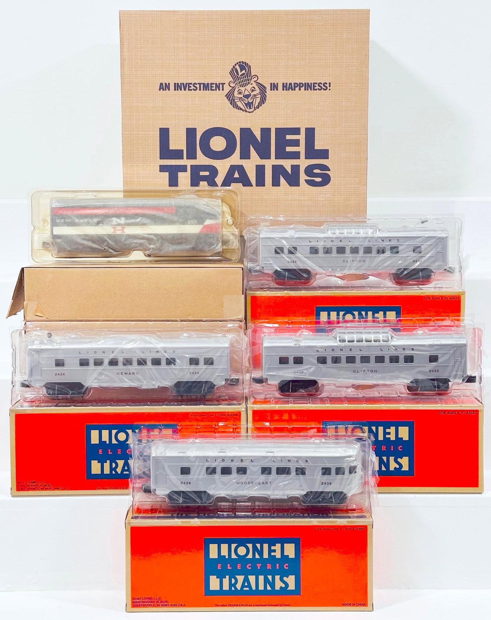 Lionel Modern O Gauge 1608W New Haven Alco Set for LCCA 2007 Boxed (1 of 4)