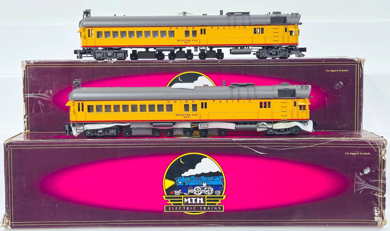 MTH Modern O Gauge Union Pacific DC - 3 Rail Inspection Car with PS 2.0 Boxed X2 (1 of 9)