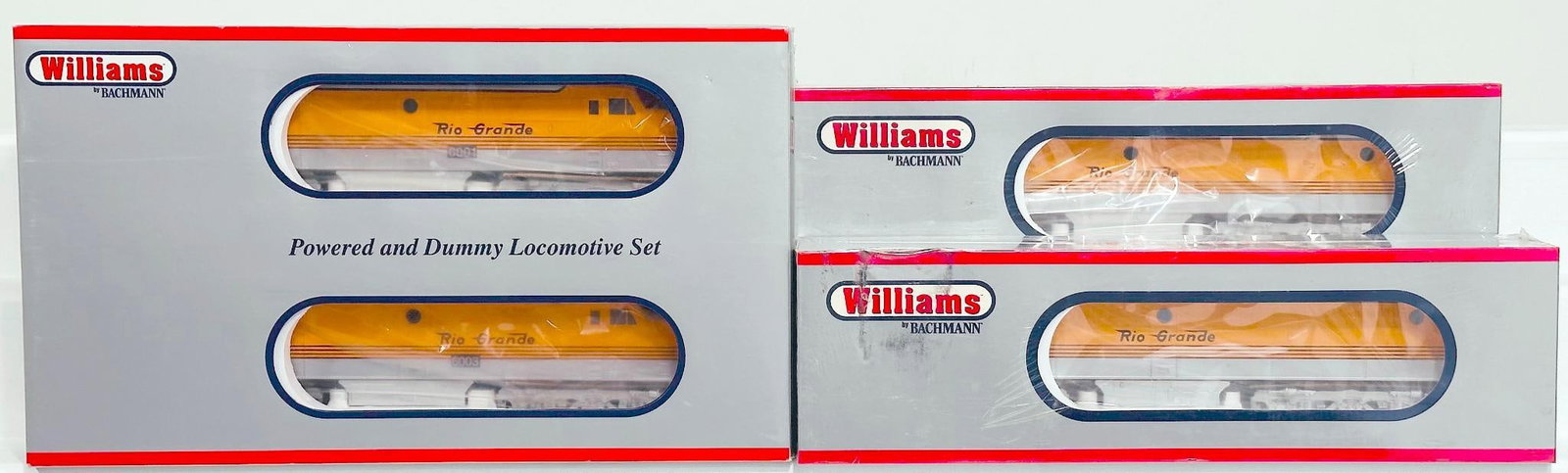 Williams Modern O Gauge PA-1 Powered & Dummy Rio Grande Locomotive Diesel Set/Rio Grande PB-1 Dummy (1 of 5)