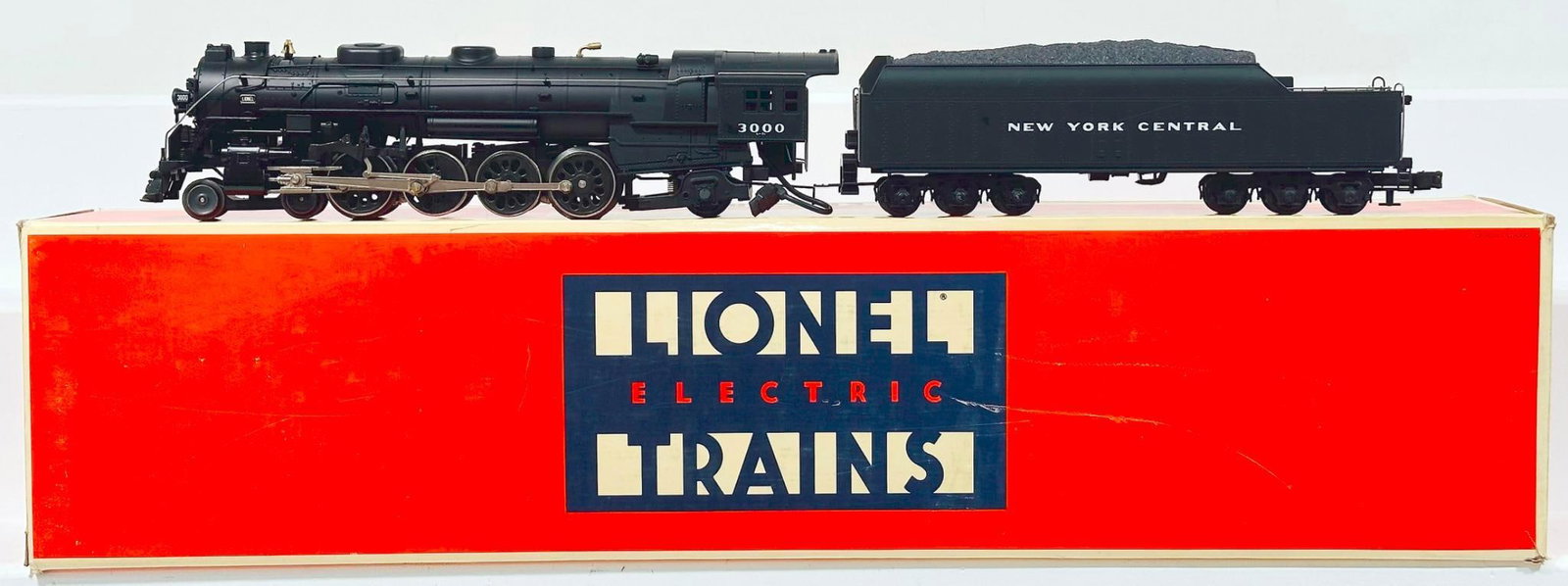 Lionel Modern O Gauge New York Central 4-8-2 Mohawk L - 3 Class Locomotive and Tender #6-18009 Boxed: Lionel Modern O Gauge New York Central 4 - 8 - 2 Mohawk L - 3 Class Locomotive and Tender #6 - 18009 Boxed, in C8 or better and with its original box.