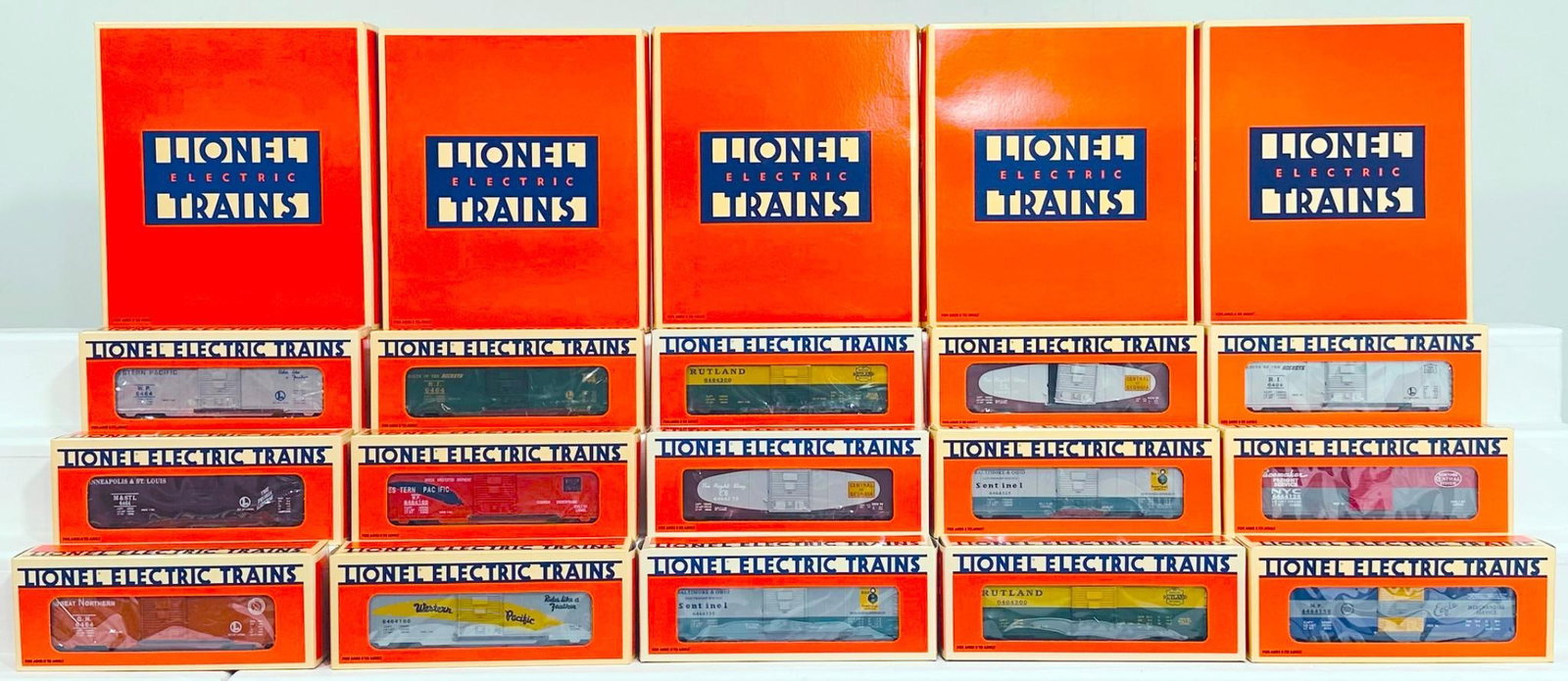 Lionel Modern O Gauge 6464 Box Car Series Boxed X5 (1 of 6)