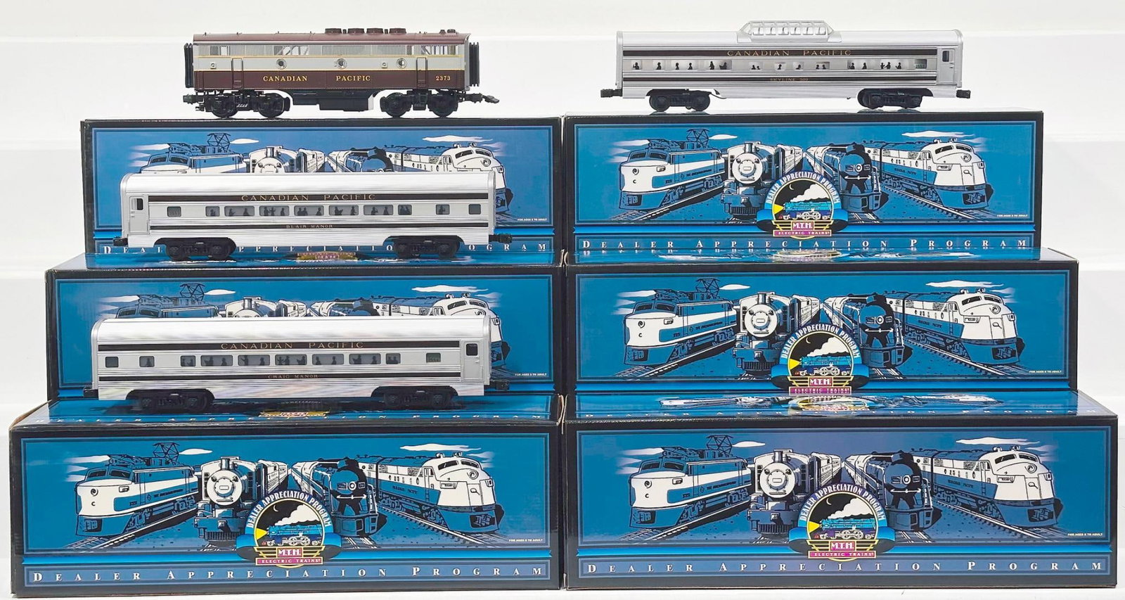 MTH Dealer Appreciation Program Modern O Gauge Five (5) Assorted Canadian Pacific Passenger Cars (1 of 8)