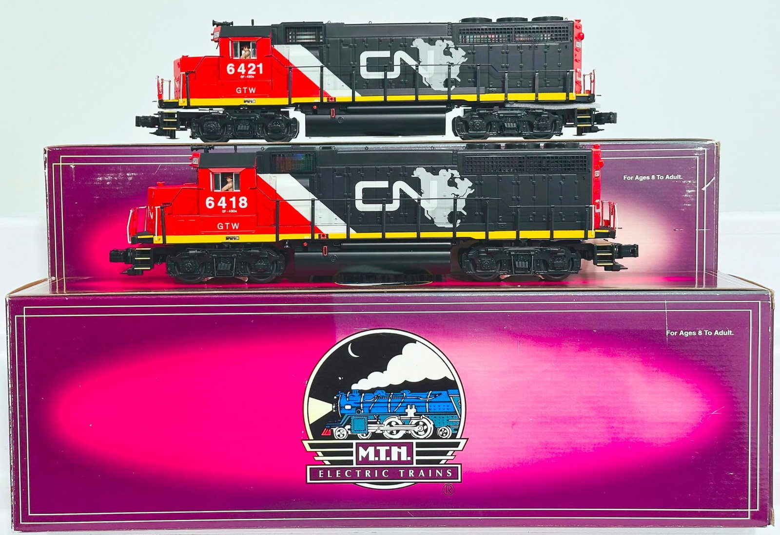MTH Modern O Gauge Canadian National GP-40 Diesel Nonpowered Switcher/Canadian National GP-40 Diesel (1 of 8)