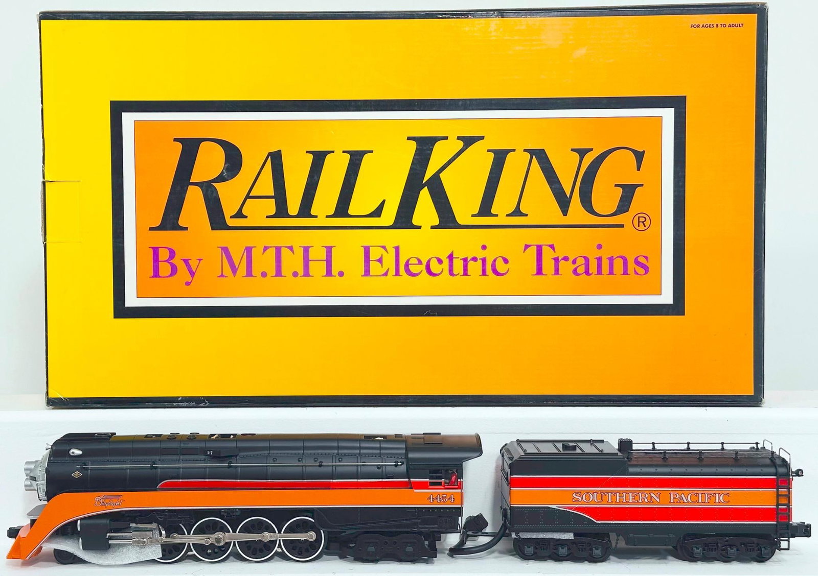 MTH Rail King Modern O Gauge Southern Pacific 4-8-4 GS-4 Northern Locomotive and Tender with PS 2.0 (1 of 8)