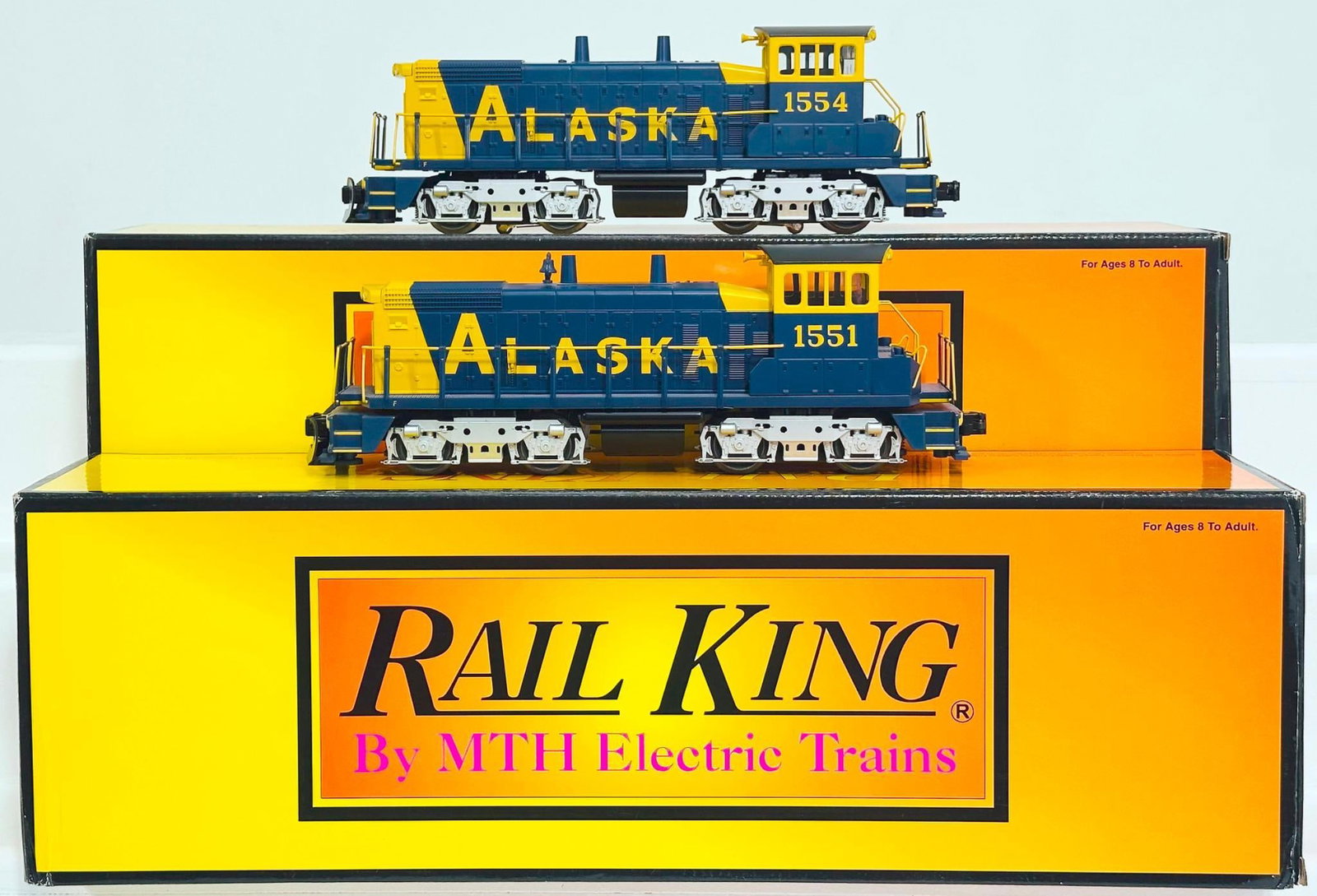 MTH Rail King Modern O Gauge Alaska SW1500 Diesel Switcher with PS 2.0 Boxed and Alaska SW1500 (1 of 8)
