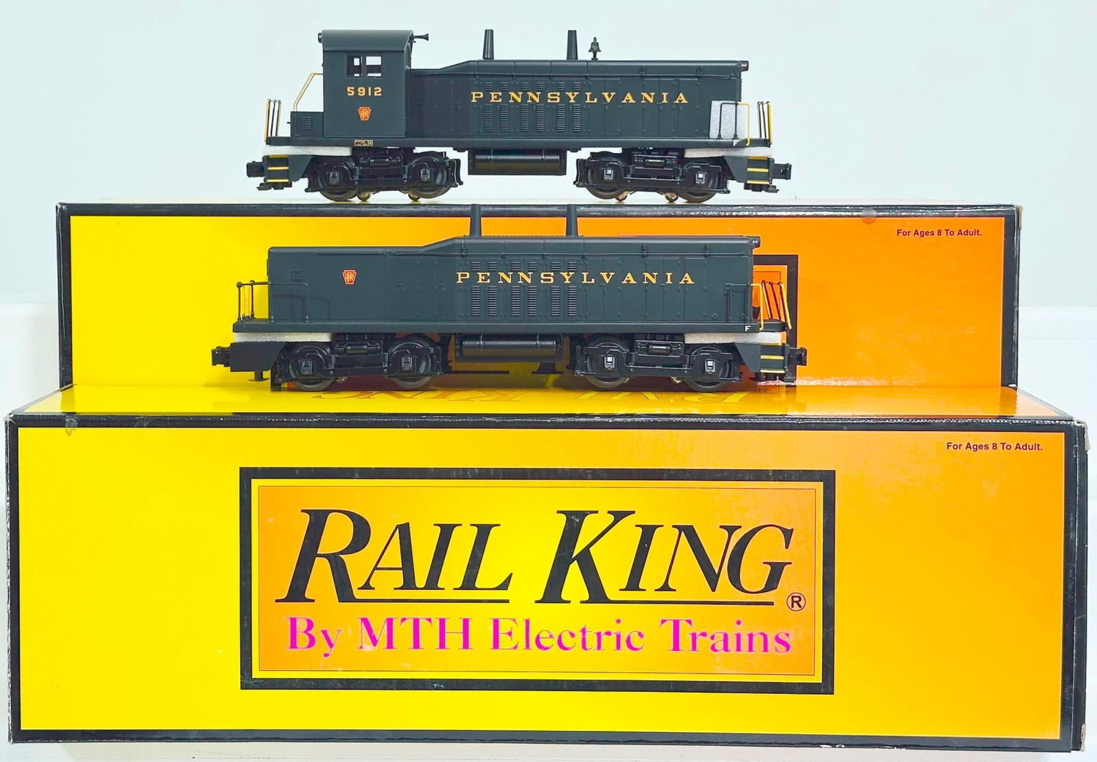 MTH Rail King Modern O Gauge Pennsylvania NW-2 Diesel Switcher with PS 2.0 Boxed (1 of 8)