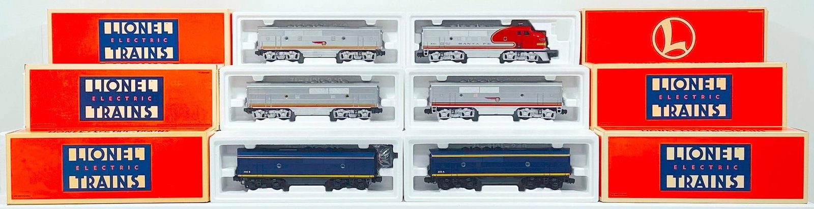 Lionel Modern O Gauge 2343 Santa Fe Nonpowered F-3 A Diesel Unit/Santa Fe F-3 B Diesel Unit X2/ATSF (1 of 5)