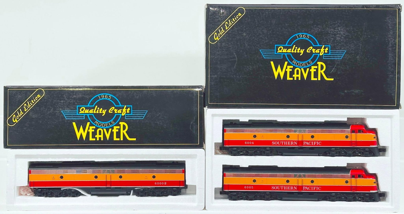 Weaver Models Modern O Gauge Southern Pacific Daylight EMD E-8 A-A Diesel Units with PS 1.0 Boxed (1 of 4)