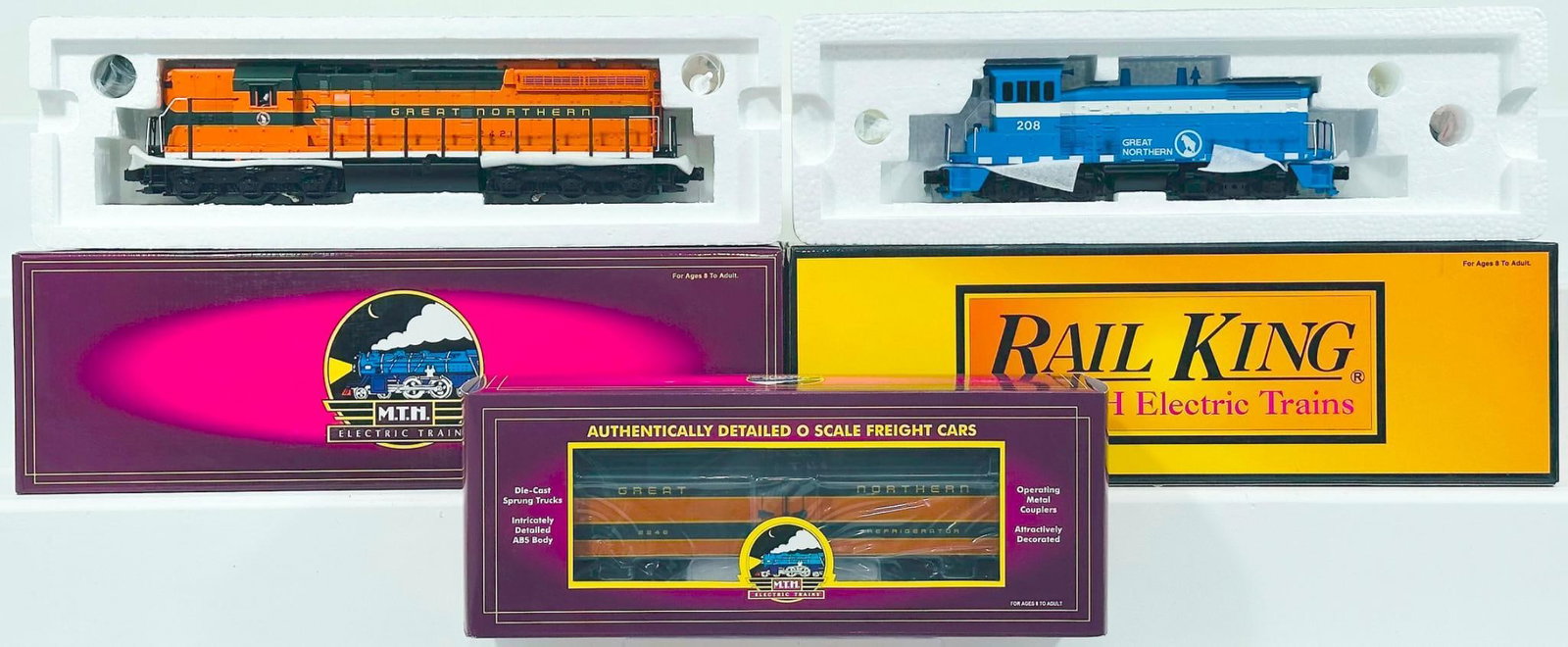 MTH Rail King Modern O Gauge Great Northern SW-1500 Diesel Switcher with PS 2.0 Boxed/Switcher (1 of 5)