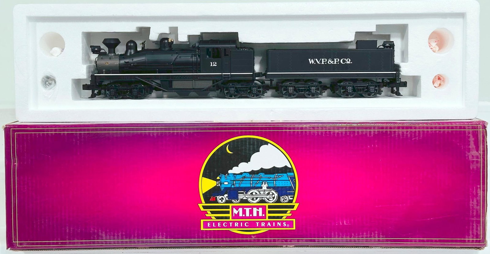 MTH Modern O Gauge West Virginia P & P Shay Locomotive and Tender with PS 1.0 Boxed (1 of 4)