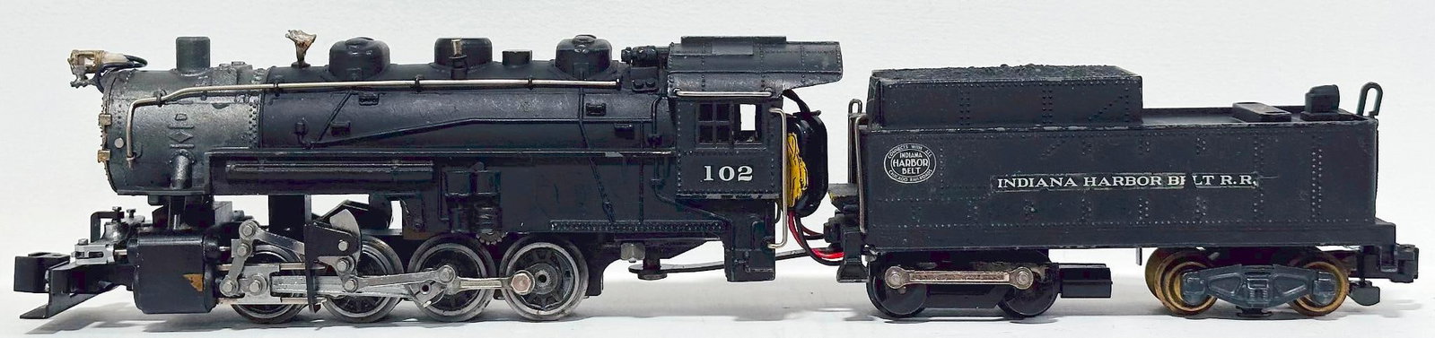 Unknown Manufacturer Postwar S Gauge 102 Indiana Harbor Belt Switcher Locomotive and Tender (1 of 6)