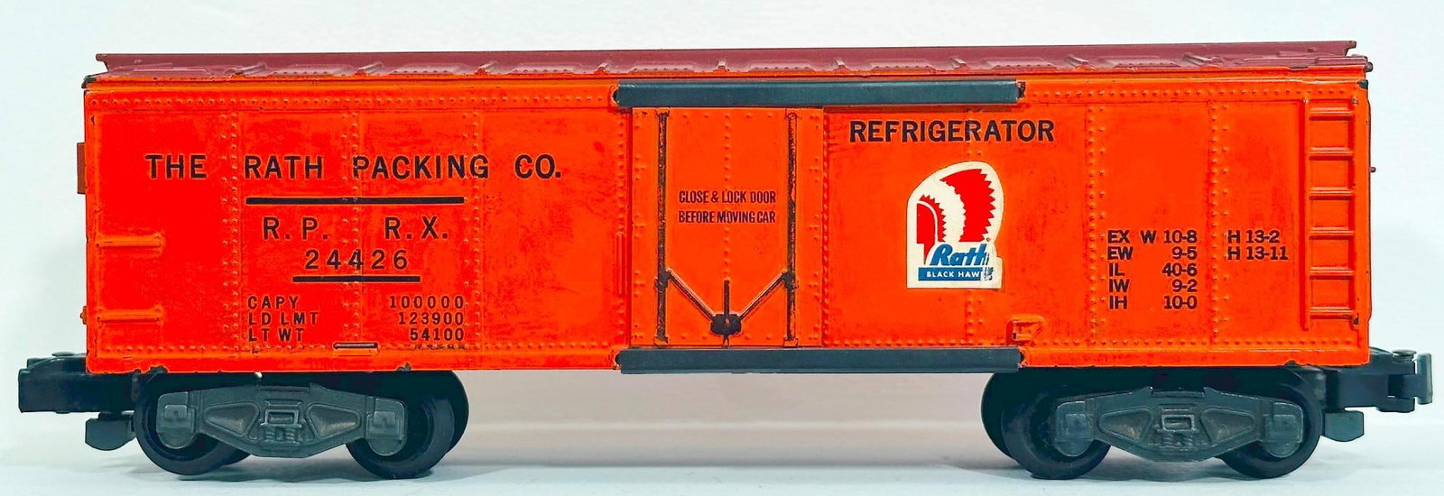 American Flyer Postwar S Gauge 24426 Rath Packing Refrigerator Car Scarce (1 of 6)