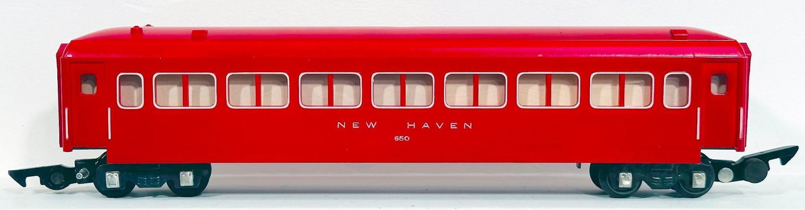 American Flyer Postwar S Gauge 650 Cherry Red Painted New Haven Passenger Car (1 of 6)